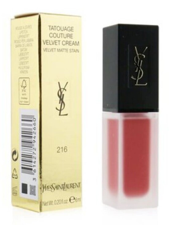 Yves Saint Laurent Other - 🧚‍♀️N°216 NUDE EMBLEM YSL RARE Tatouage Couture Matte Stain NWT